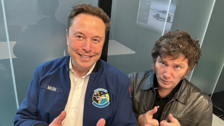 En medio de la pelea contra Brasil, Elon Musk le tiró flores a Milei