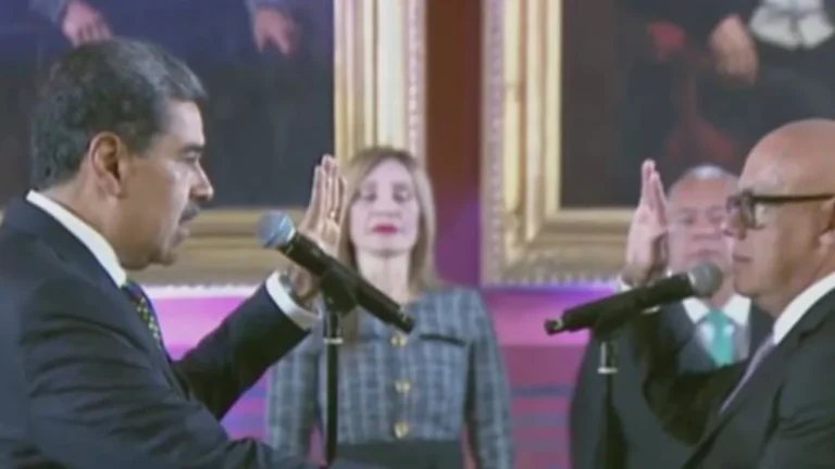 Nicolás Maduro juró por un nuevo mandato: ?Venezuela está en paz?