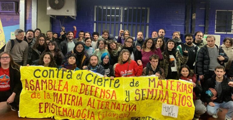 UBA. Entrevista: No al cierre de la materia de epistemología en Filosofía y Letras