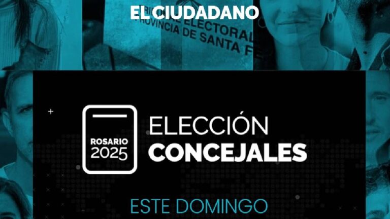 Elección Concejales Rosario 2025: transmisión especial en vivo de El Ciudadano por YouTube
