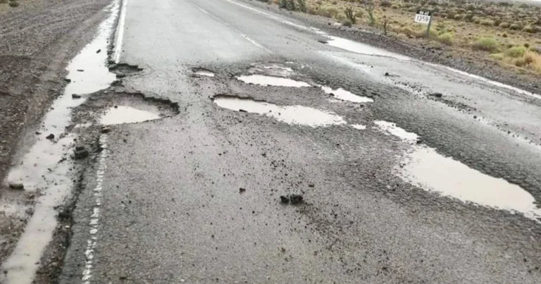 Alerta por el colapso vial: El 50% de las rutas en el país está en mal estado
