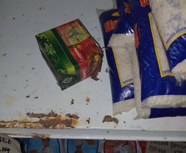 Decomisan 640 kilos de alimento no apto para el consumo