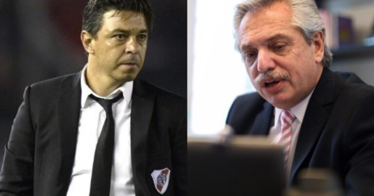 La inesperada banca de Alberto Fernández a Gallardo en la previa del Argentinos – River