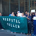 Hospital Cullen: Trabajadores autoconvocados realizaron un nuevo reclamo