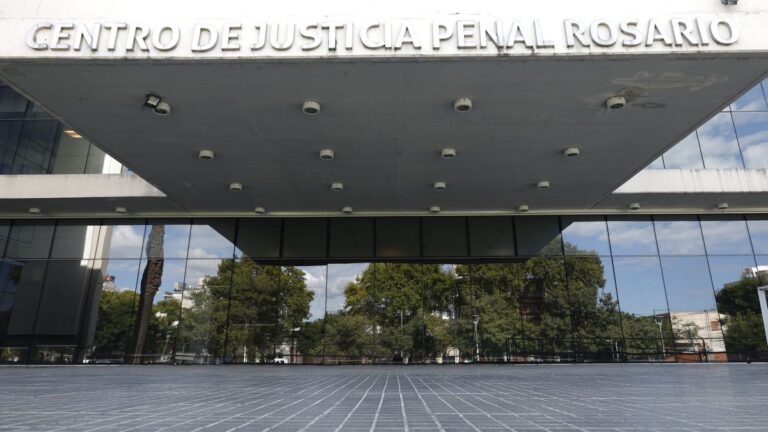Vista exterior de una cárcel de máxima seguridad en la provincia de Santa Fe