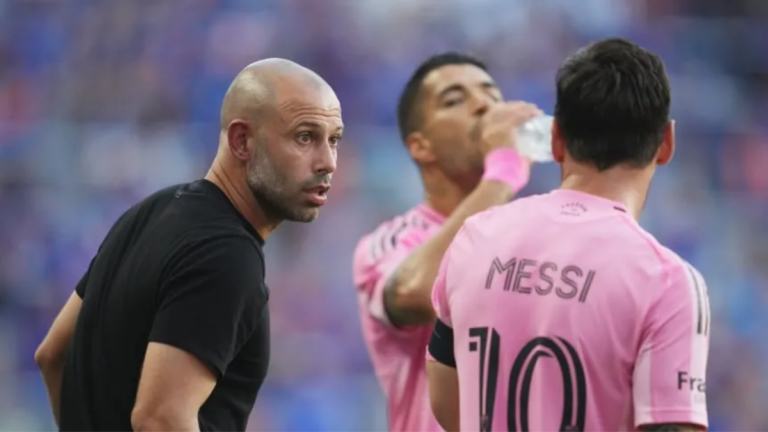 Javier Mascherano durante su etapa como entrenador del Inter Miami.