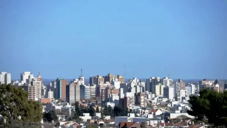 Mapa de Argentina con las ciudades evaluadas en el ranking de Enclave