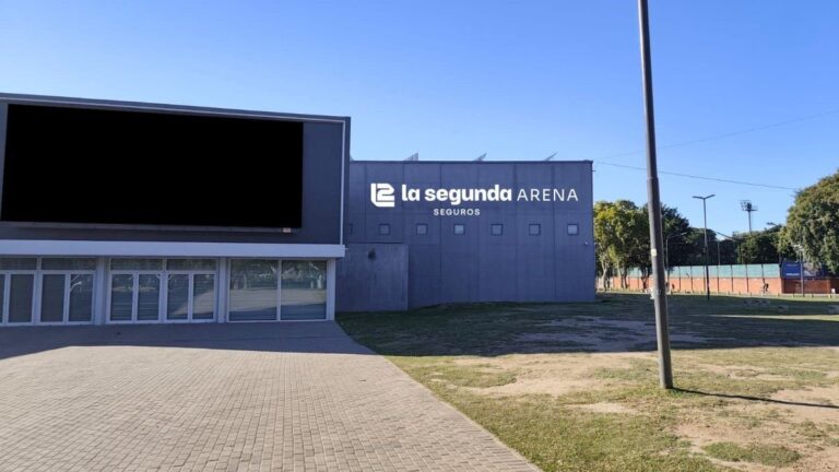Vista exterior del estadio Bioceres Arena en Rosario, Santa Fe