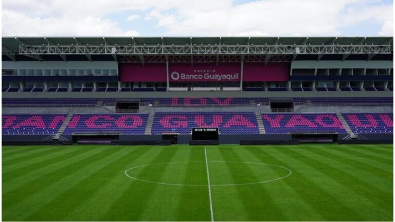 Estadio Banco Guayaquil en Quito, sede del partido entre Independiente del Valle y Rosario Central