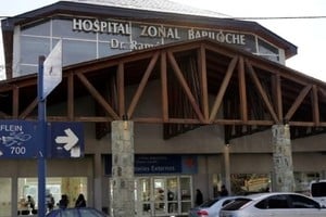 Vista del Hospital Ramón Carrillo en Bariloche, donde se encuentra internado el paciente con hantavirus cepa Andes