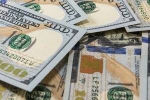 Gráfico de cotización del dólar blue y oficial en Argentina