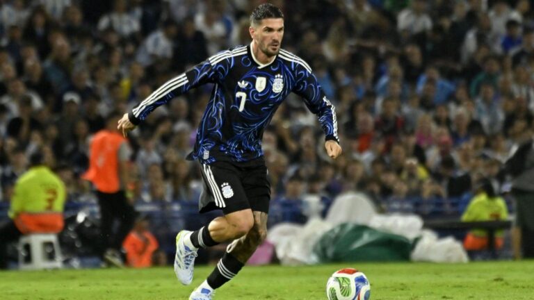 Rodrigo De Paul y Lionel Messi entrenando juntos en Inter Miami