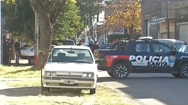 Vista de la zona sudoeste de Rosario, donde ocurrió el hecho