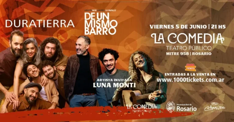 Duratierra y De un mismo barro en el teatro La Comedia de Rosario