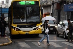 Colectivo del transporte público en la ciudad de Santa Fe