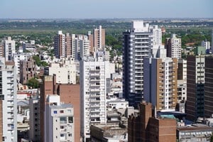 Edificios de departamentos en el centro de la ciudad de Santa Fe