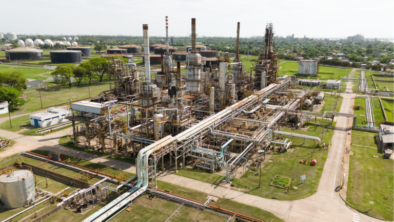 Obras de la biorrefinería Santa Fe Bio en San Lorenzo, Santa Fe