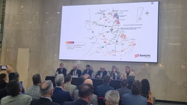 Obras viales portuarias en Santa Fe: autopista y acceso a terminales