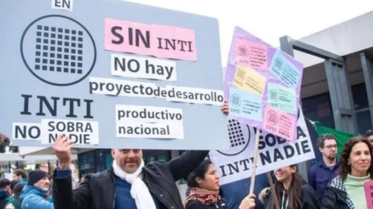 Fachada del Instituto Nacional de Tecnología Industrial (INTI) en Argentina