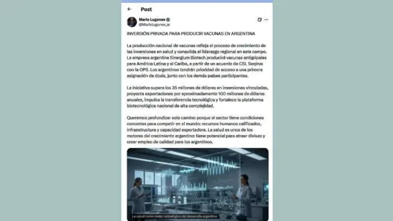 Vacuna antigripal y jeringa sobre fondo blanco