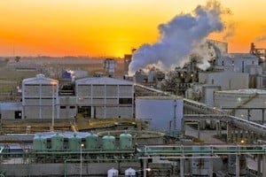 Surtidor de biodiésel en una estación de servicio de Santa Fe