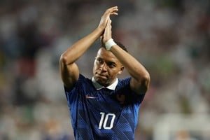 Kylian Mbappé celebra un gol durante el partido Francia vs Irak por el Mundial 2026