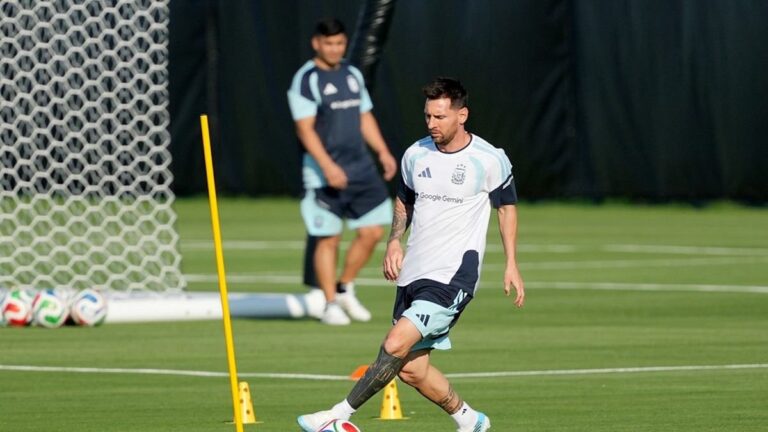 Entrenamiento de la selección argentina de fútbol