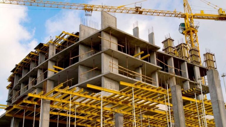 Obra en construcción en Santa Fe