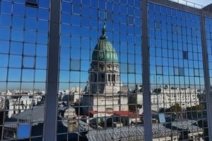 Sesión de la Cámara de Diputados de la Nación en Buenos Aires