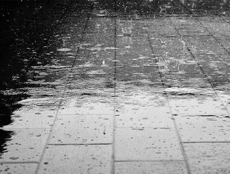 Cielo nublado y lluvia en Rosario