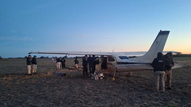 Avioneta hallada en un campo del departamento San Justo