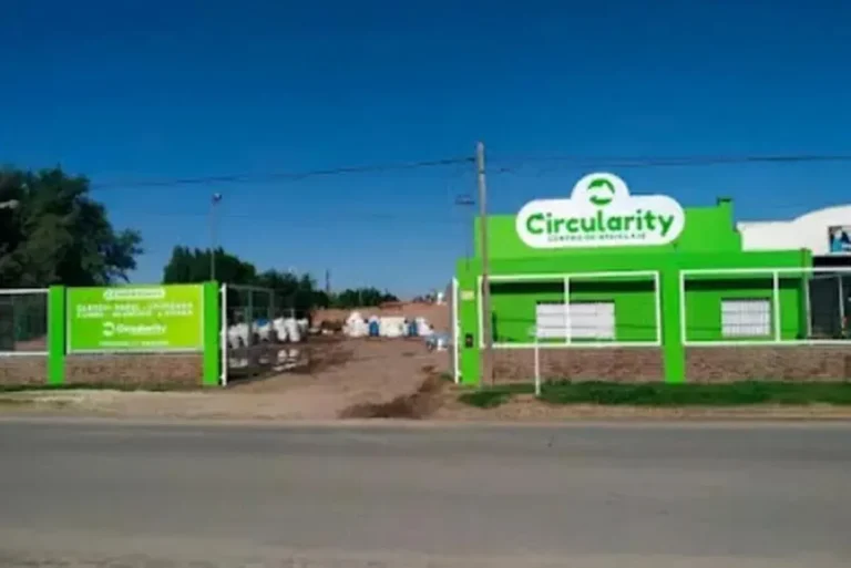 Planta de reciclaje Circularity en Río Cuarto donde se encontró un bloque de uranio empobrecido
