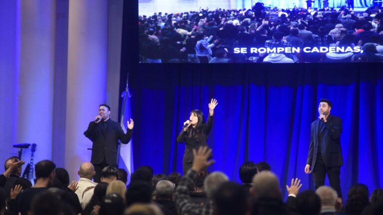 Iglesia evangélica en un barrio de Rosario