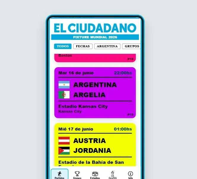 Partido de fútbol del Mundial 2026