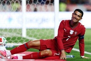 Cristiano Ronaldo durante el amistoso Portugal vs Nigeria en el estadio Dr. Magalhães Pessoa, Leiria