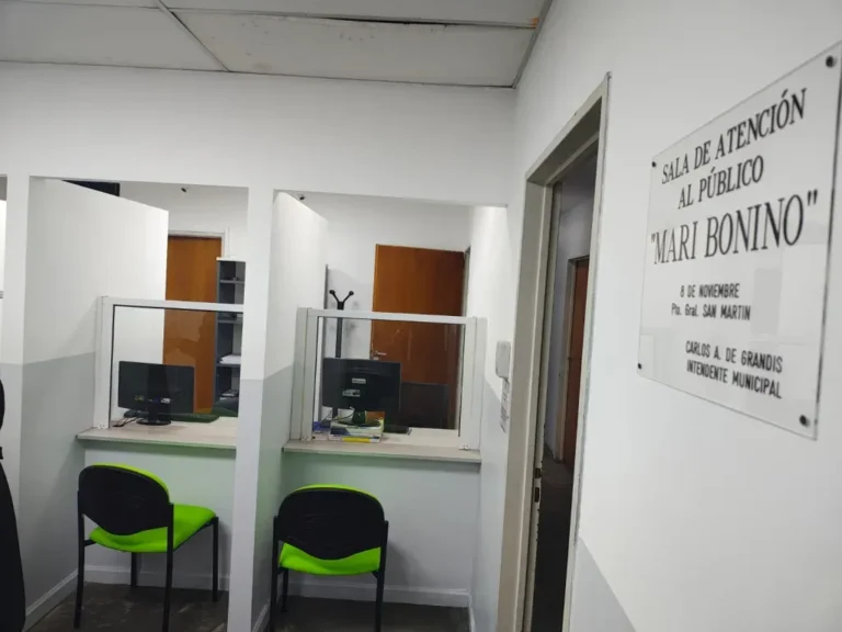Inauguración de la sala de espera de la Secretaría de Desarrollo Social en Puerto General San Martín