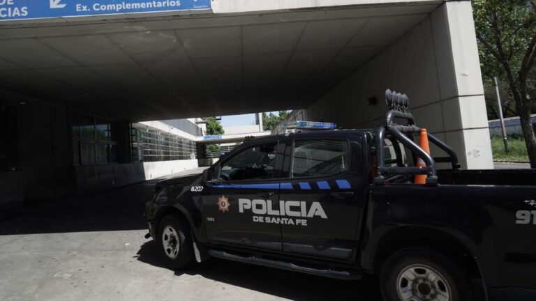 Fachada del Hospital de Emergencias Clemente Álvarez (Heca) en Rosario