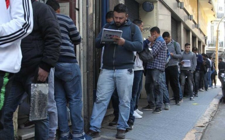 Gráfico de evolución del empleo formal en Santa Fe entre noviembre de 2023 y febrero de 2026