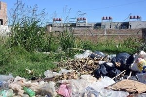 Terreno baldío con maleza en la ciudad de Santa Fe