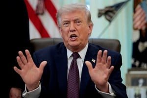 Donald Trump en conferencia de prensa