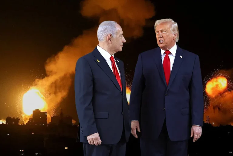 Donald Trump y Benjamin Netanyahu en una reunión previa