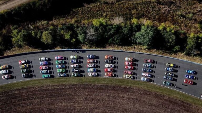 Autódromo del Club Atlético de Rafaela durante una carrera de Turismo Carretera